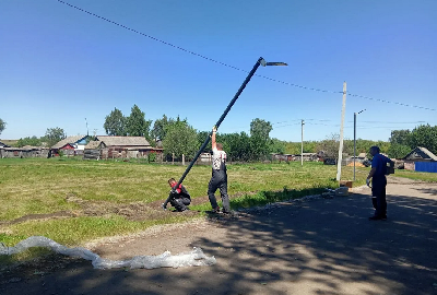 В рамках госпрограммы в селах Ртищевского района модернизируют уличное освещение и установят спортплощадку